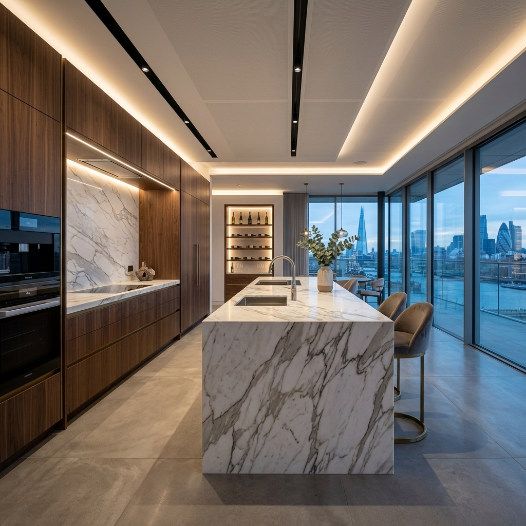 Luxury kitchen showcase